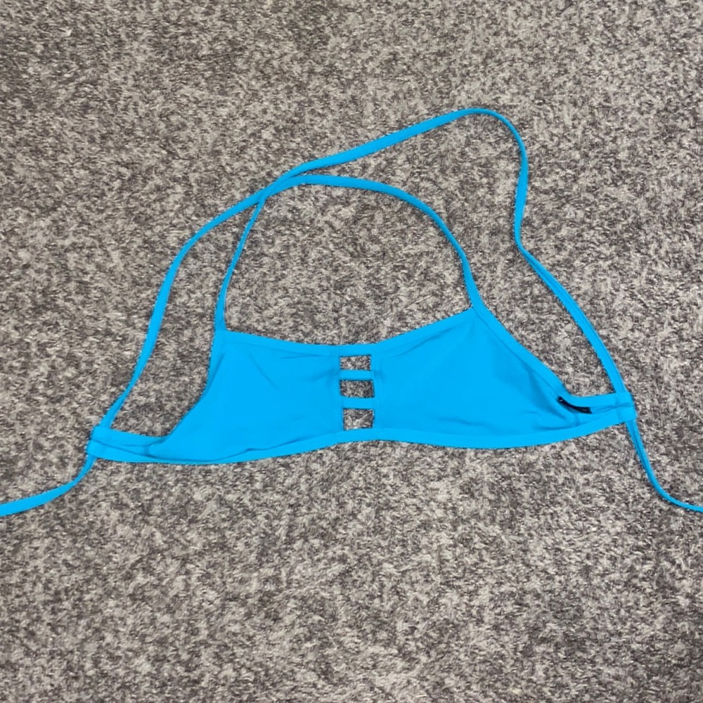 Jolyn blue bikini top